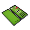 Desktop Mini Golf Putting Green Metal Club Ballpoint Pen Set