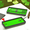 Desktop Mini Golf Putting Green Metal Club Ballpoint Pen Set